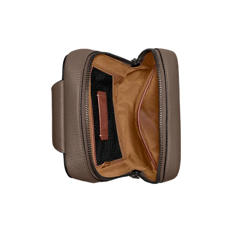 COACH Gotham Leather And Calfskin Sling Bag Fanny Pack Shoulder Bag Crossbody Bag Small Size Men's Brown-2