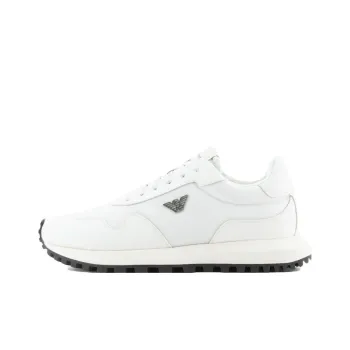EMPORIO ARMANI Low Top Casual Shoes Men's White