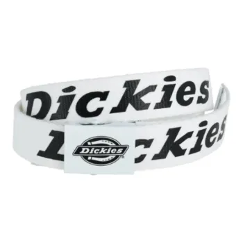 Dickies Canvas Belt Men's White Width  3.5cm