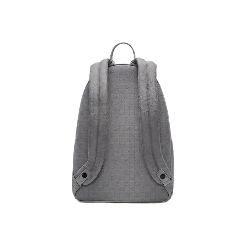 Jordan Polyester Backpack Medium Size Unisex Gray-2