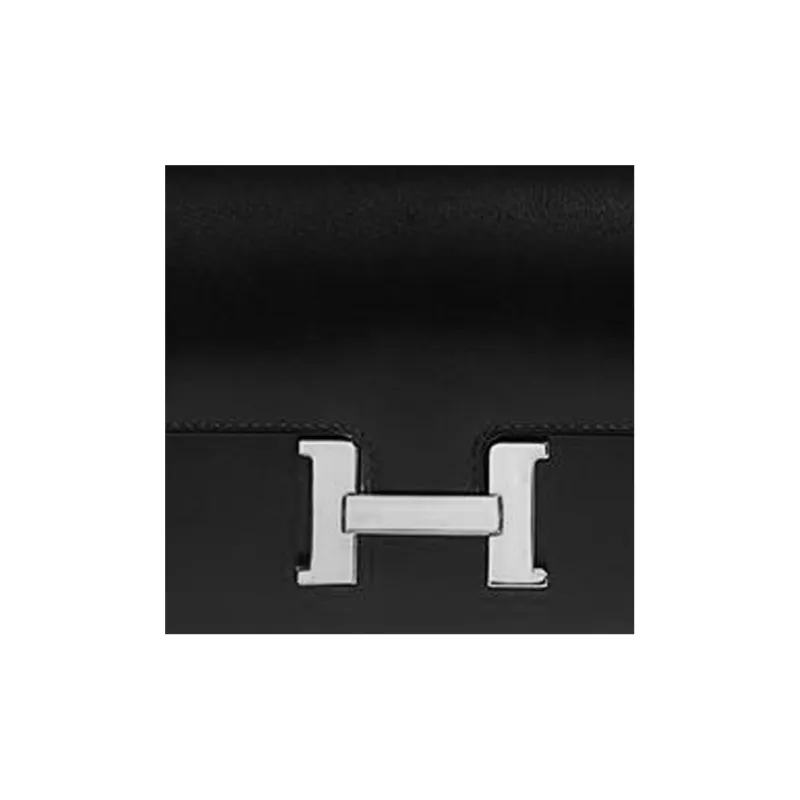 HERMES Constance To Go Box Calfskin Wallets Shoulder Bag Crossbody Bag Regular Women's 89 Noir Black-3