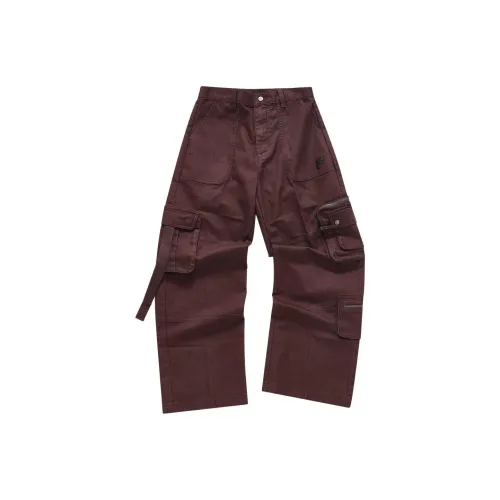 FILA FUSION WORKWEAR Casual Pants Women's Red Maple Brown