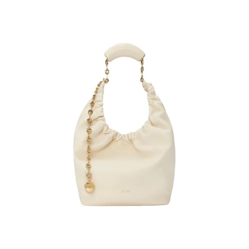 LOEWE Nappa Sheep Leather Handbag Small Size Women's Pink