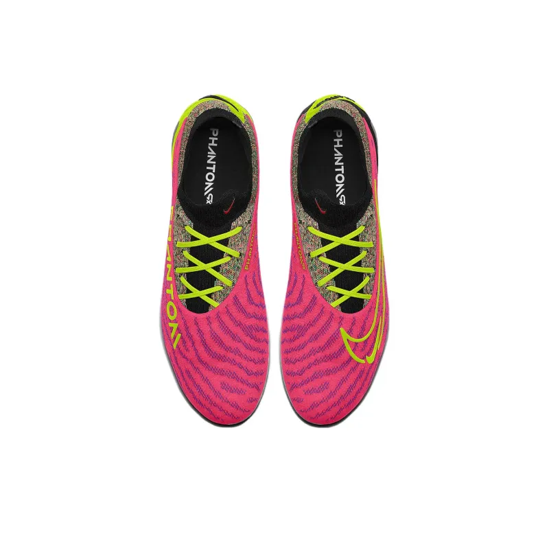 Nike Phantom GX Elite Elite FG Gripknit Anti Slip Wear Resistant Low Top Running Shoes Unisex Red-3