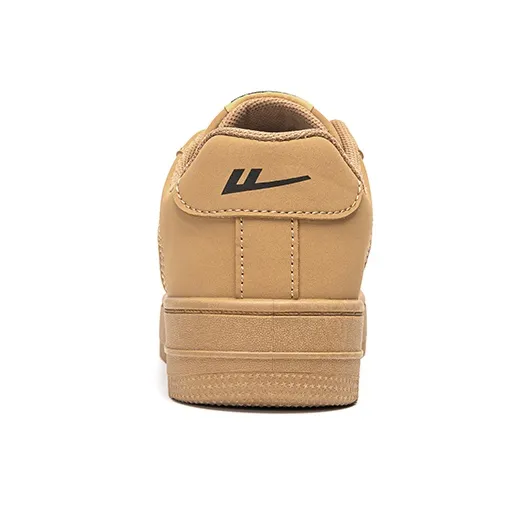 Warrior Anti Slip Wear Resistant Low Top Skateboard Shoes Men's Earth Yellow-2