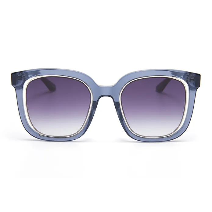 EYECROXX Plate Frame Round Sunglasses Unisex-10
