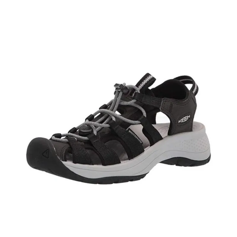 KEEN Astoria West One-Strap Slippers Women's Black-2