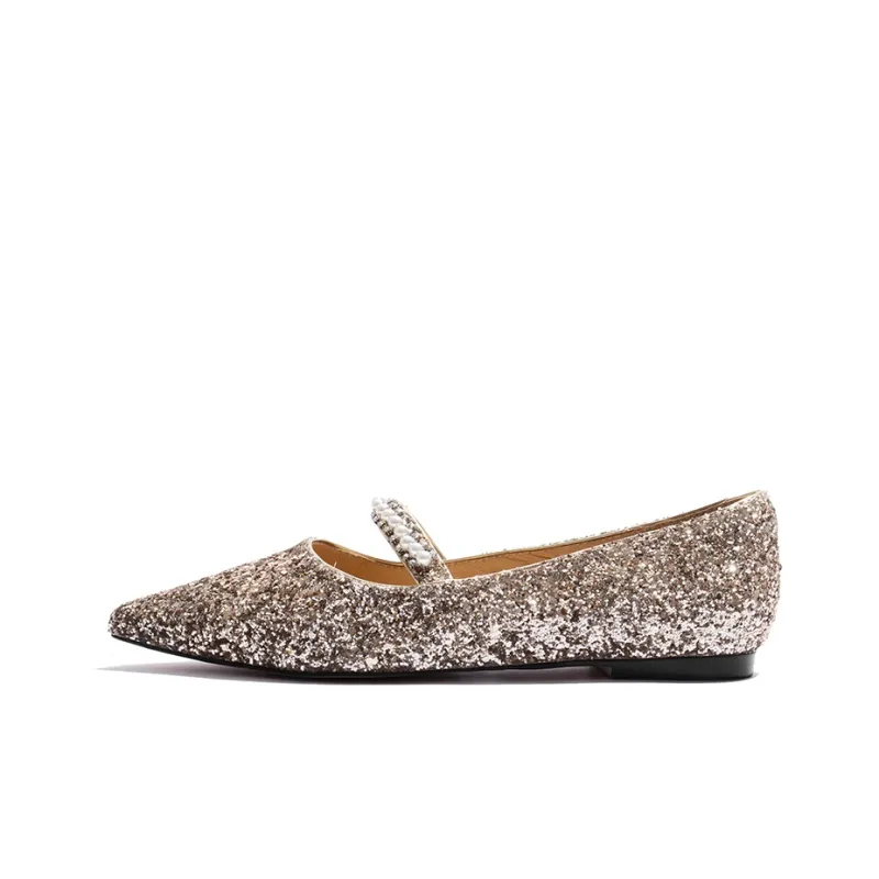 STEVE MADDEN Women's Casual Shoes Women's Low Top Silver, Champagne-4