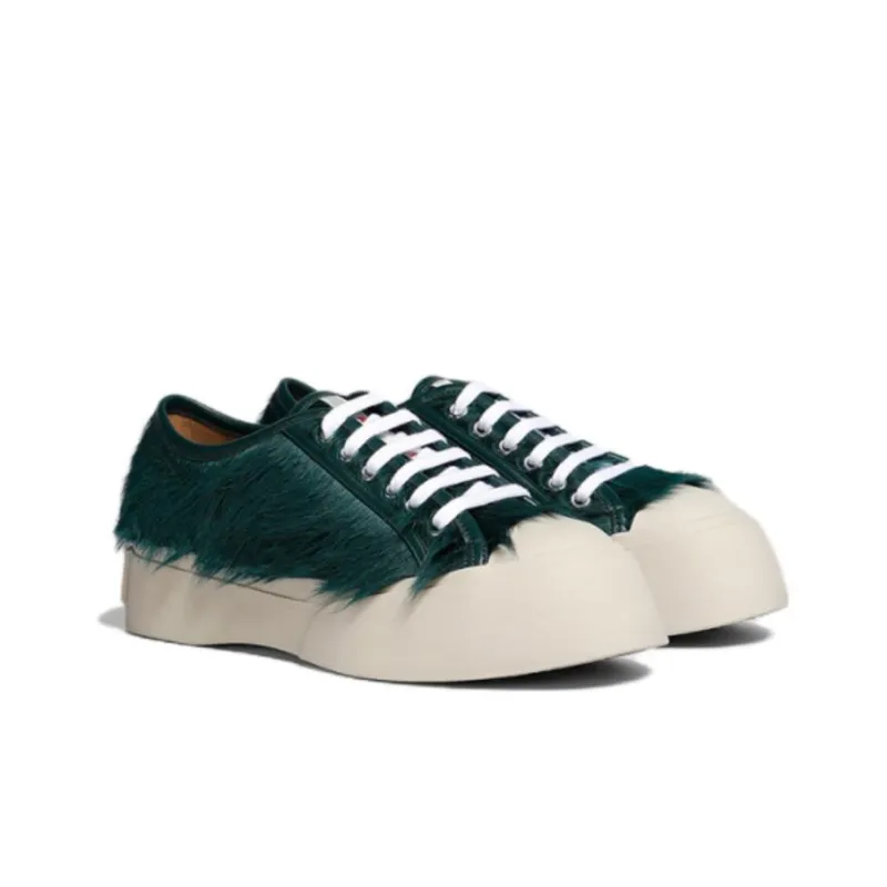 MARNI Low Top Skateboard Shoes Women's Green-1
