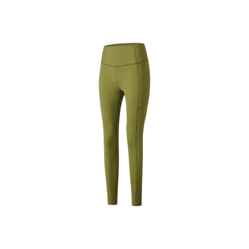 Saucony Leggings Women's Light Yellow Army Green