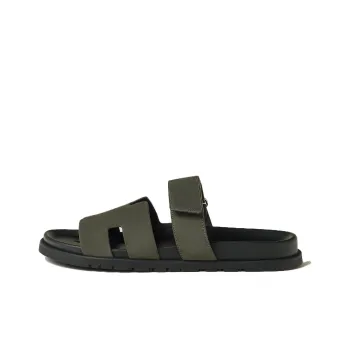 HERMES Chypre Vert Toundra Suede Goatskin Men's