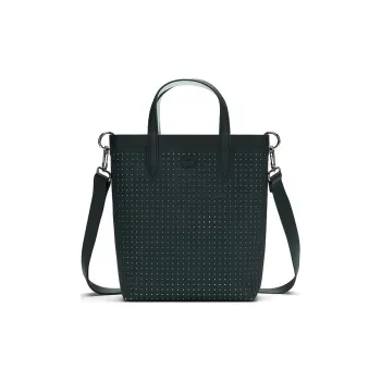 LACOSTE PVC Combo Bag Shoulder Bag Crossbody Bag Handbag Regular Women's Emerald Green With Light Green Accents