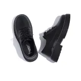 HUANQIU Men's Casual Shoes Men's Black