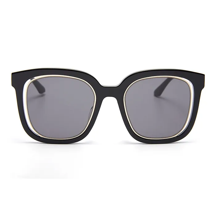 EYECROXX Plate Frame Round Sunglasses Unisex-2