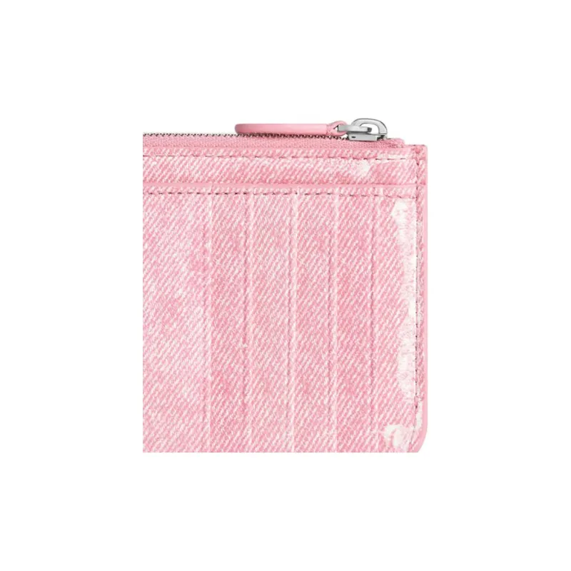 Balenciaga Cash Sheepskin Card Holder Card Holder Tubas Women's Pink-4