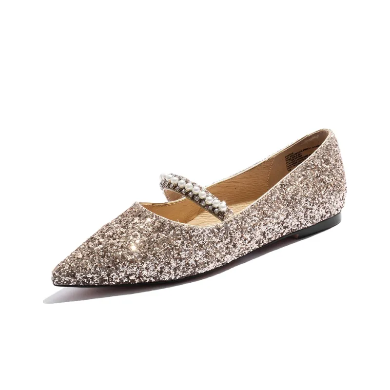 STEVE MADDEN Women's Casual Shoes Women's Low Top Silver, Champagne-5
