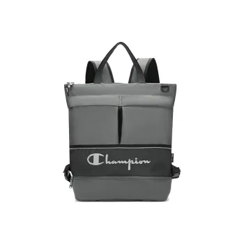 Champion Fabric Gym Bag Backpack Medium Size Unisex Smoke Gray