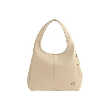 COACH Lana Leather Handbag, Shoulder Bag Women's Ecru