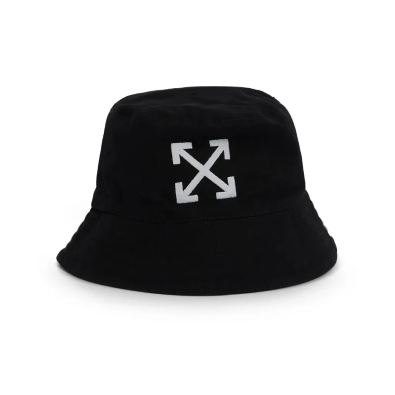 OFF WHITE Arrows Bucket Widebrim Hat-0
