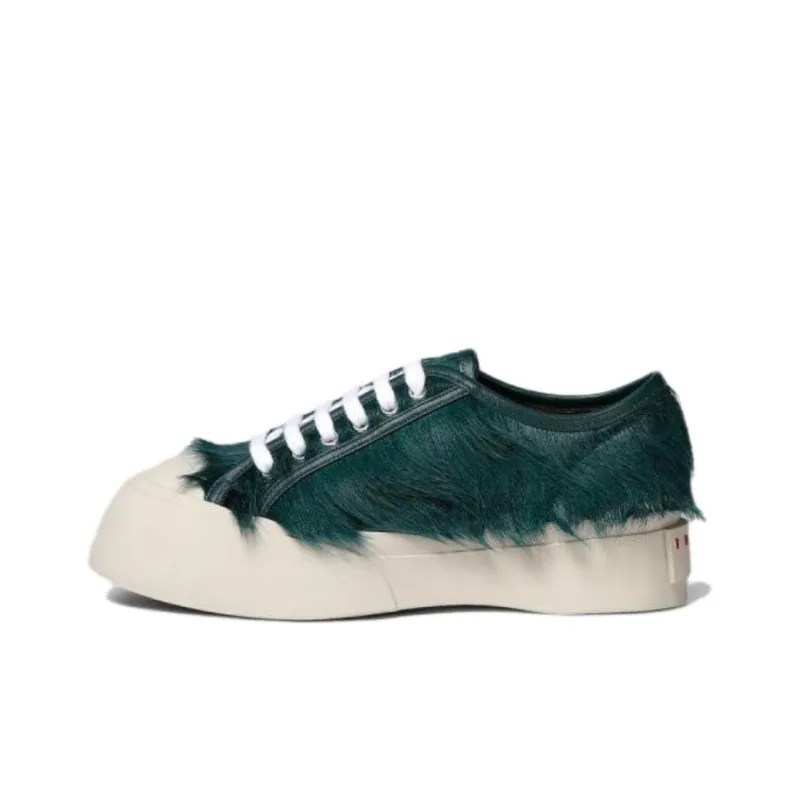 MARNI Low Top Skateboard Shoes Women's Green-0
