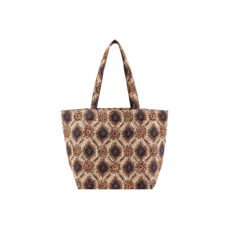 ETRO All Over Floral Printed Medium Tote Bag-2
