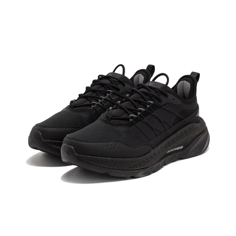 361° Fiery Rain Screen Anti Slip And Wear Resistant Breathable Low Top Running Shoes Men's Obsidian Black-2