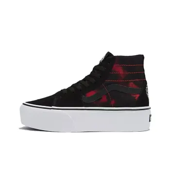 Sk8 Vans Hi Tapered Stackform 'Glow In The Dark Skull Print'