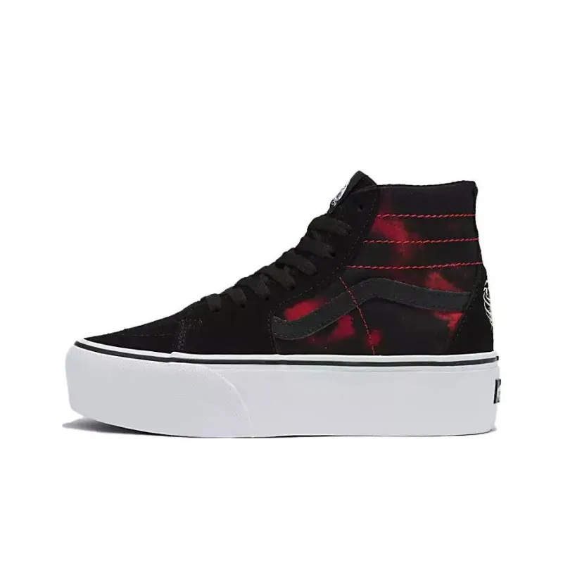 Sk8 Vans Hi Tapered Stackform 'Glow In The Dark Skull Print'-0