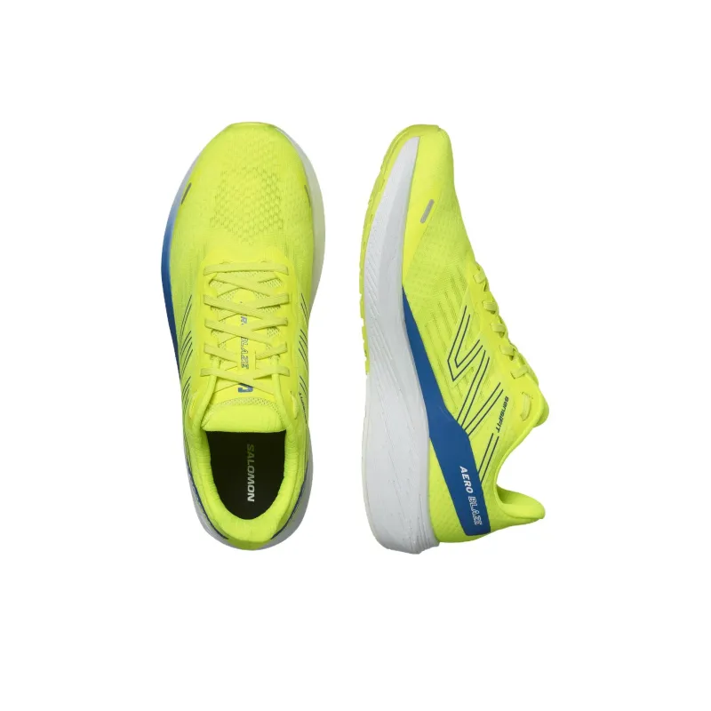 SALOMON Aero Blaze 'Safety Yellow Surf The Web'-2