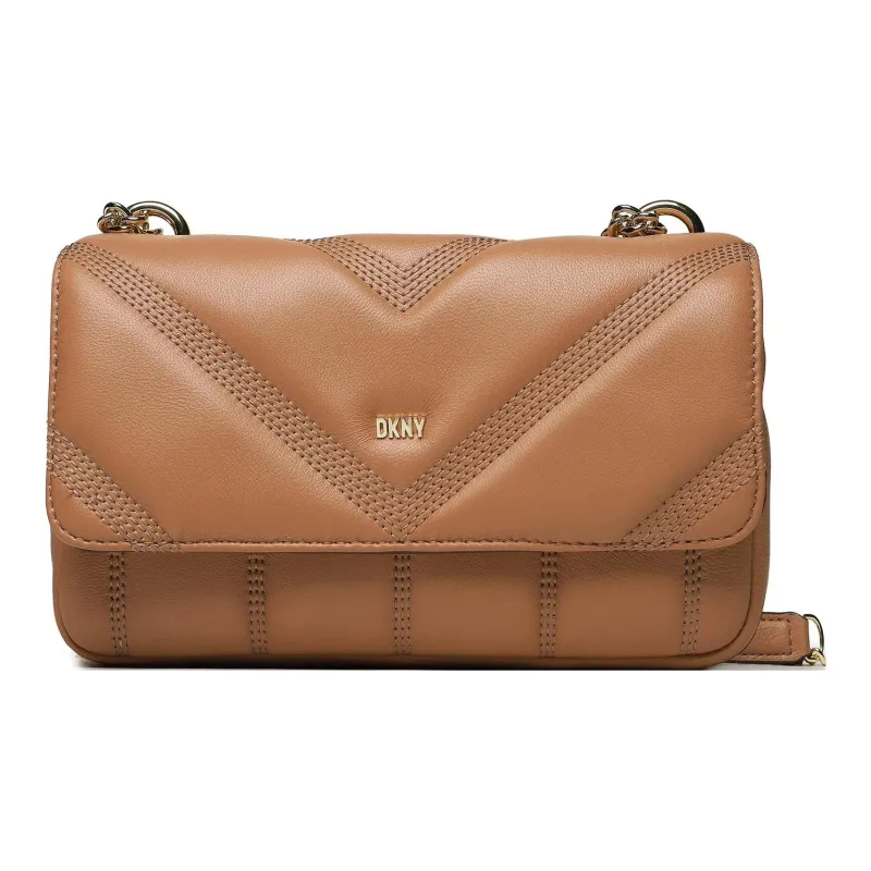 DKNY Leather One Shoulder Handbag Regular Women's Brown-0