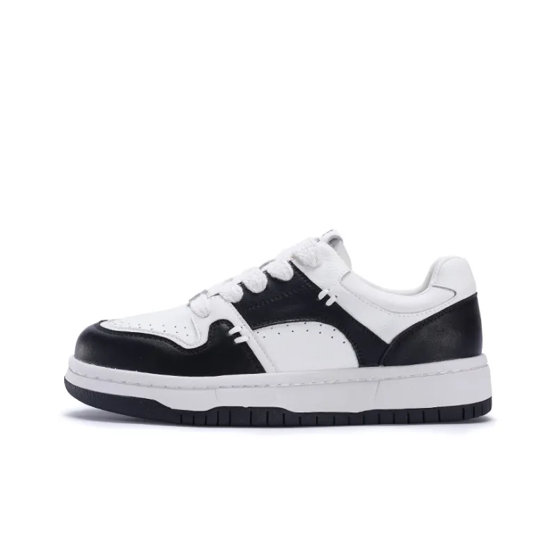 MALEMONKEY Anti-Slip Wear-Resistant Low-Top Skateboard Shoes Women's Ecru-7