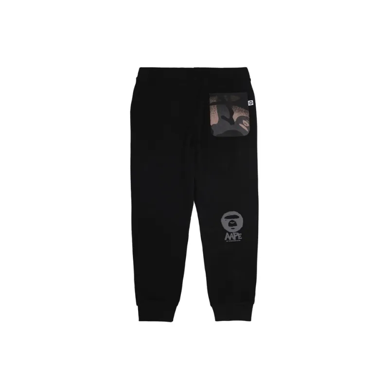 Aape Logo print Tapered Track Pants-3
