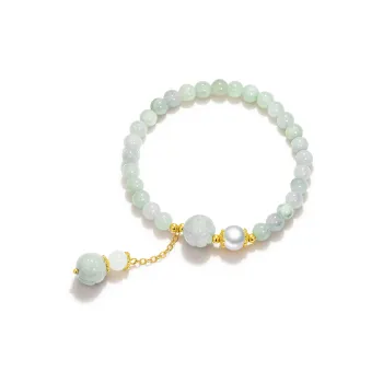 North Cain Bean Type Jadeite Bracelets Unisex