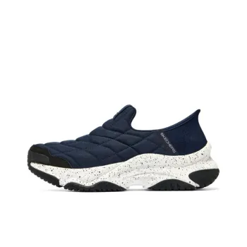 Skechers Street Hands Free Slip Ins Anti Slip Wear Resistant Low Top Casual Shoes Men's Marine Blue