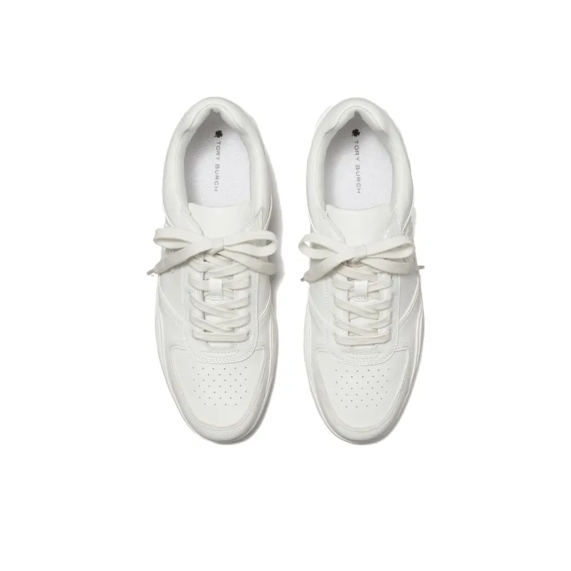 TORY BURCH Clover Logo-patch Sneakers-4