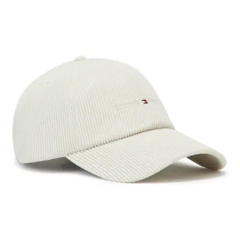 Tommy Hilfiger Polyester Baseball Caps Men's Ecru