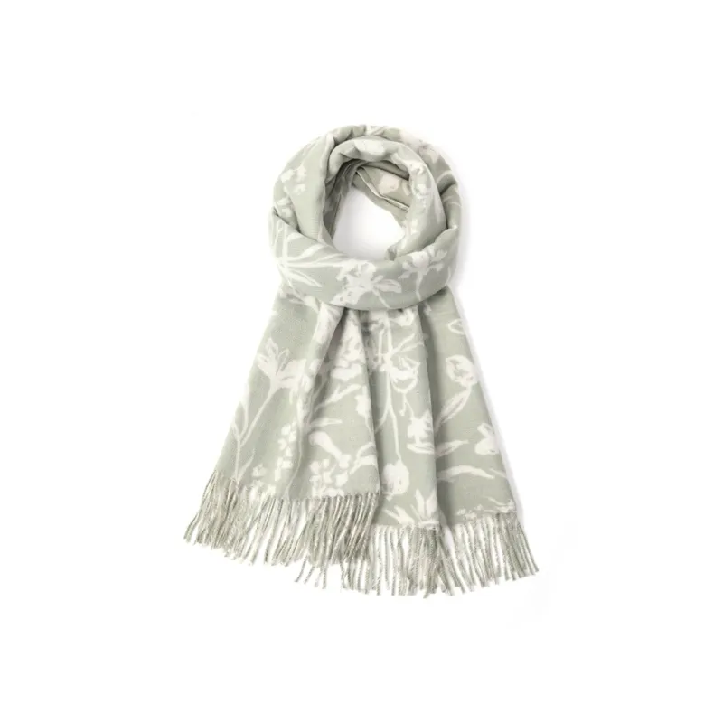 FREE RABBITⅡ Faux Cashmere Knit Scarves Unisex-4