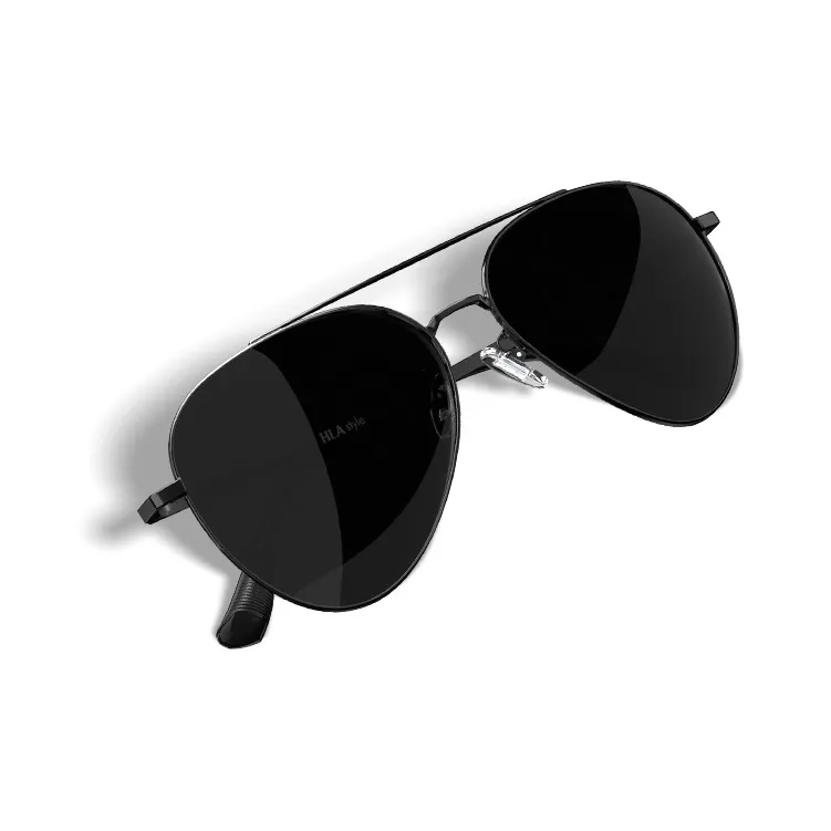 HLA Alloy Aviator Sunglasses Men's-3