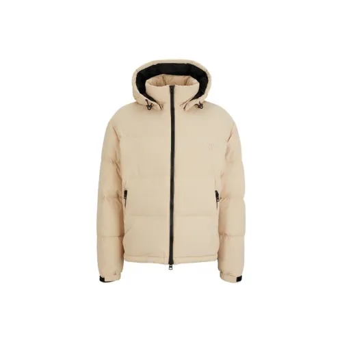 HUGO BOSS Puffer Jackets Men Beige