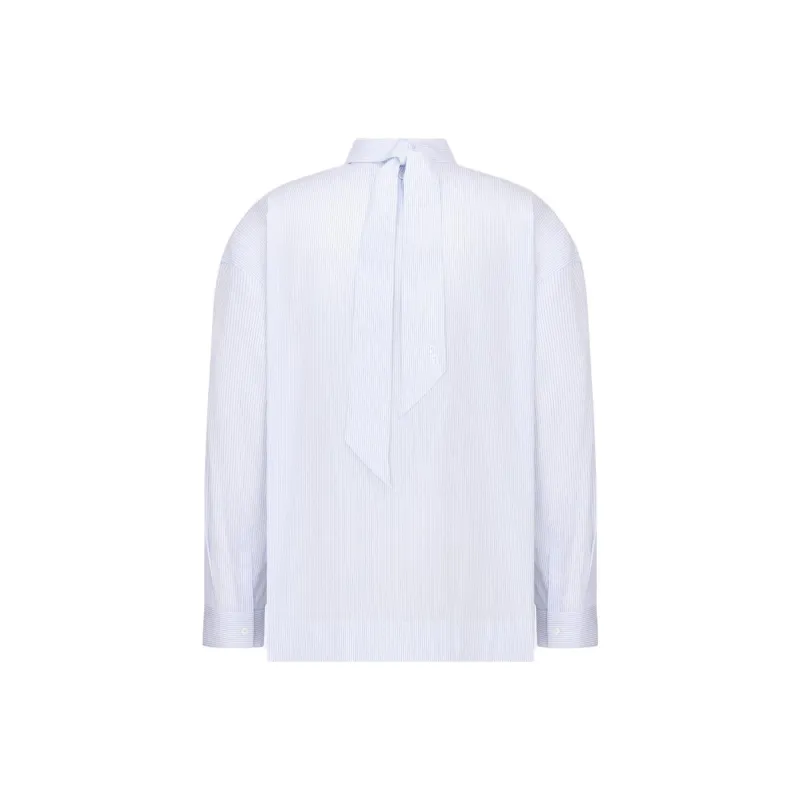 DIOR Striped Collared Shirt-1