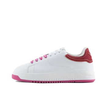 EMPORIO ARMANI Low Top Skateboard Shoes Women's Red