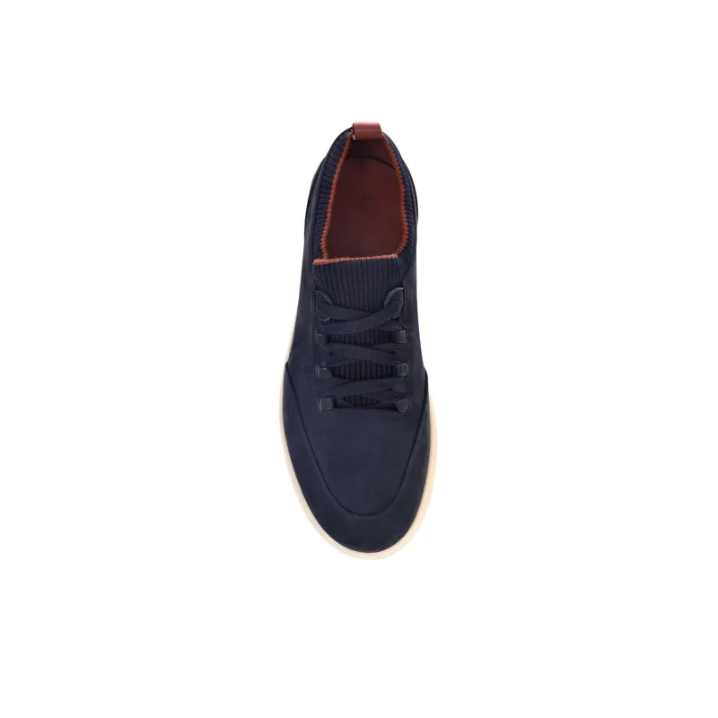 Loro Piana Low Top Skateboard Shoes Men's Blue-4