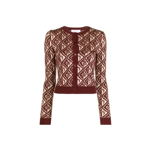 marine serre Moon Diamant Jacquard Cardigan