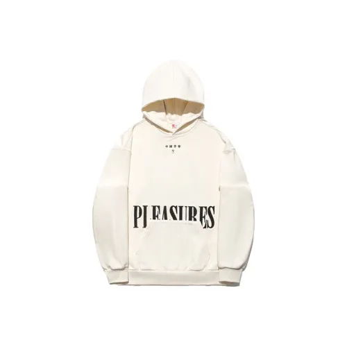 Pleasures X LiNing Sweatshirts Unisex Off White