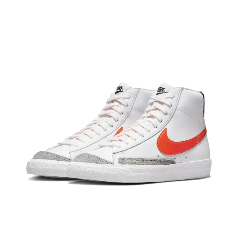 Nike Blazer Mid '77 Vintage White Safety Orange Black-2