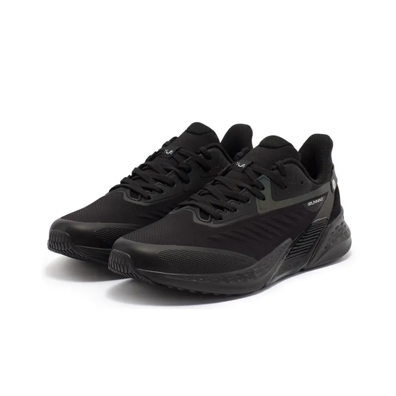 361° Volcano Rainproof Series Volcano Rain Screen Anti Slip Wear Resistant Low Top Running Shoes Men's Obsidian Black-2