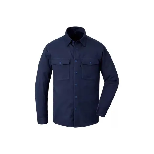 MONTBELL Shirts Men Medium Thickened MIDN Midnight Blue/1114332