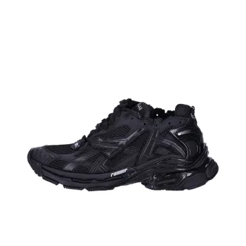 Balenciaga Runner Sneakers 'Matte Black Mesh And Nylon'