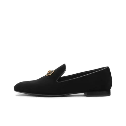 VERSACE Medusa Velvet Loafers