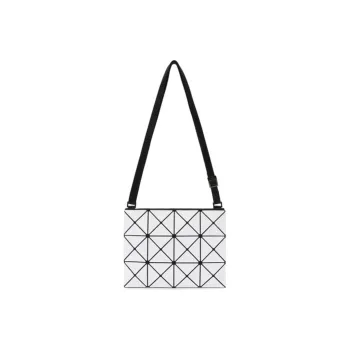 ISSEY MIYAKE PVC Shoulder Bag Crossbody Bag Small Size Unisex White